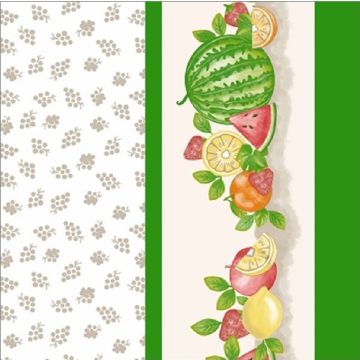 Cortina Tergal Zurich Bodegón Verde Limón