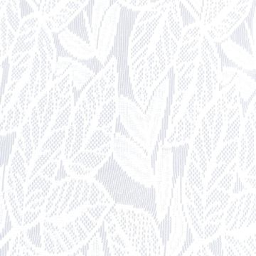 Cortina Gasa Santorini Hoja Blanco