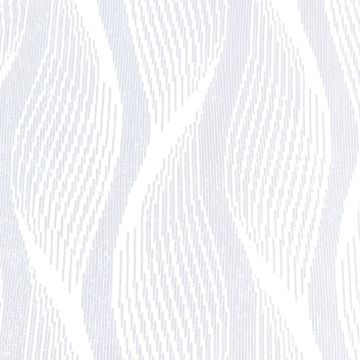 Cortina Gasa Santorini Ondas Blanco