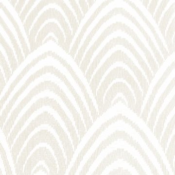 Cortina Gasa Santorini Círculos Hueso