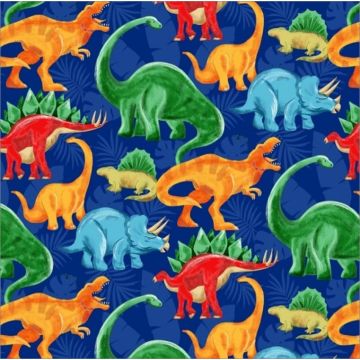 Decoración Infantil Dinosaurios Azul Marino