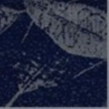 Decoracion Jackard Ahulado Hoja Azul Marino