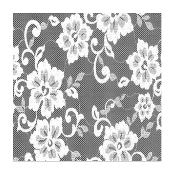 Encaje Canesu Flor Mediana Blanco