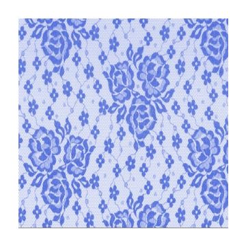 Encaje Canesu Flor Grande Negro