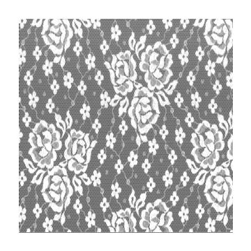 Encaje Canesu Flor Chica Blanco