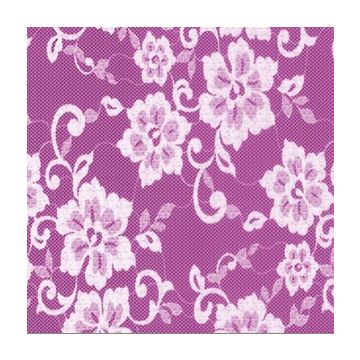 Encaje Canesu Flor Chica Rosa Pastel