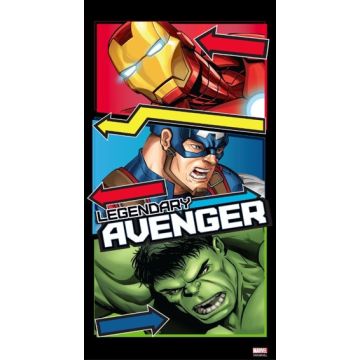 Felpa Toalla Disney Vengadores Azul Turquesa