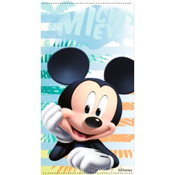 Felpa Toalla Disney Mickey Azul Cielo