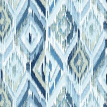 Loneta Portuguesa Rombo Acuarela Azul Marino