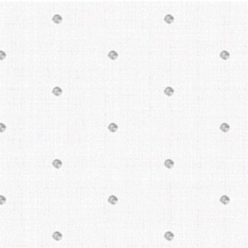 Organza con Lentejuela Bolas Blanco