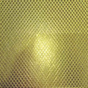 Pellón Metálico Rombo Amarillo Oro