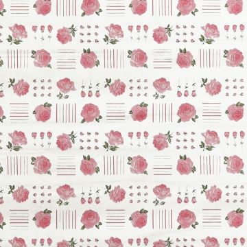 Contact Estampado Rosales Rosa Pastel