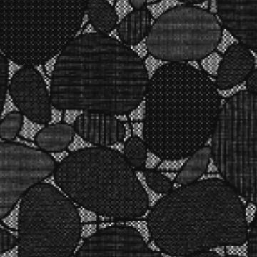 Película Transparente 46 cm Piedra Negro | Meiwa