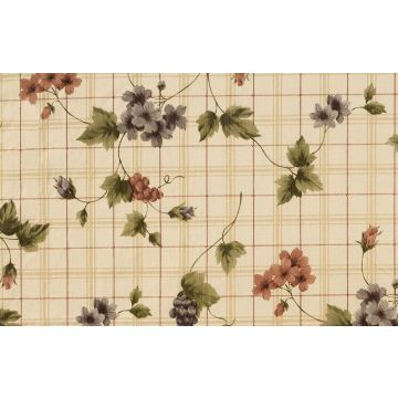 Mantel Franela Encaje 122 x 152 cm Flor Mediana