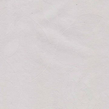 Plástico Jackard Cenefa Liso Blanco