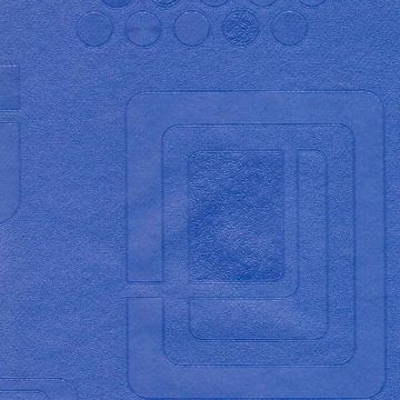 Plástico Jackard Moderno Liso Azul Rey