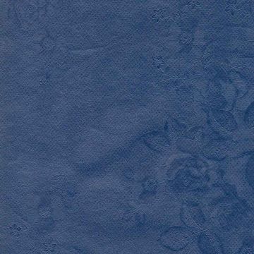 Plástico Jackard Flor Liso Azul Marino