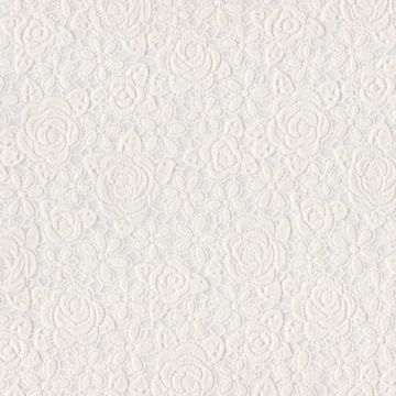 Plastico Mantel Encaje PVC Margarita Blanco