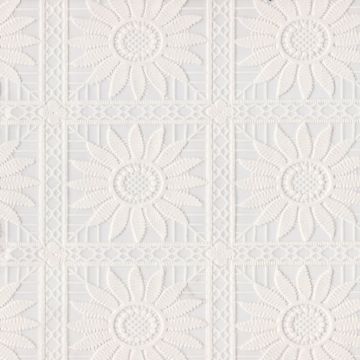 Plastico Mantel Encaje PVC Tulipan Cafe Beige