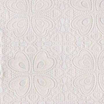 Plastico Mantel Encaje PVC Corona Cafe Beige