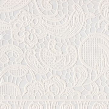 Plastico Mantel Encaje PVC Lila Cafe Beige