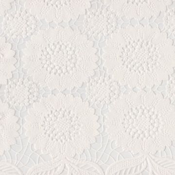 Plastico Mantel Encaje PVC Clavel Cafe Beige