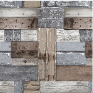 Plástico Ultramesa Patchwood Café Beige