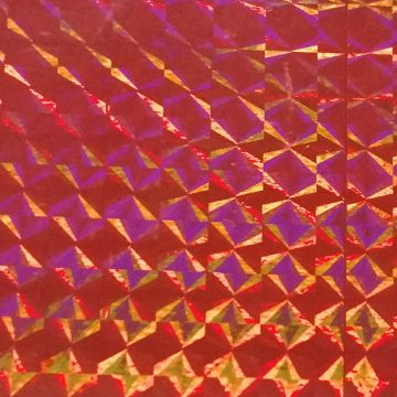 Contact Holograma Liso Rojo