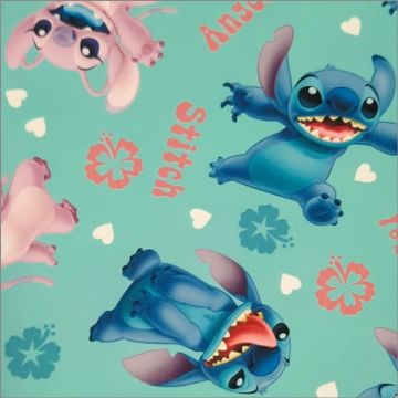 Polar Flannel Disney STITCH Verde Menta