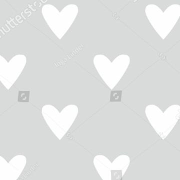 Polar Sabanero Estampado Corazón Gris Perla