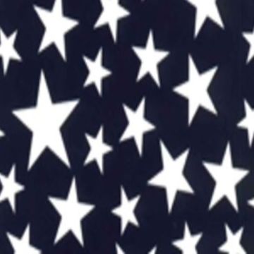 Polar Sabanero Estampado Estrellas Azul Marino