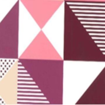 Polar Sabanero Estampado Geo Rojo Vino