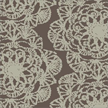 Polar Flannel Borrego Estampado Mosaico Gris Perla