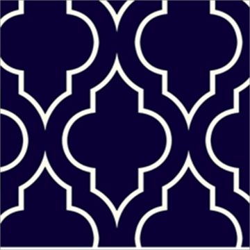 Polar Flannel Borrego Estampado Adoquín Azul Marino