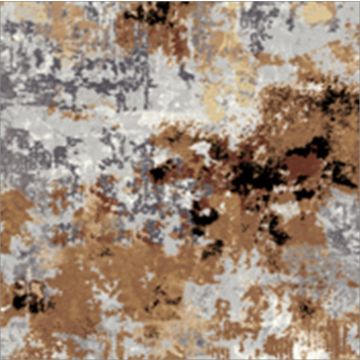 Polar Flannel Borrego Estampado Espigas Gris Perla