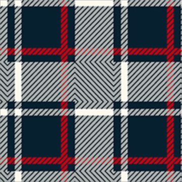 Polar Flannel Borrego Estampado Cuadros Azul Cielo