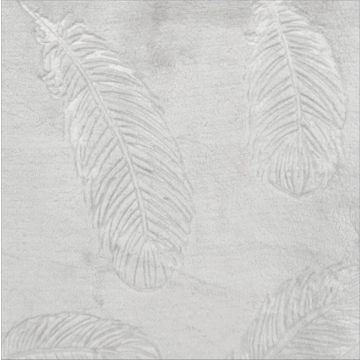 Polar Flannel Borrego Embozado Hoja Hueso