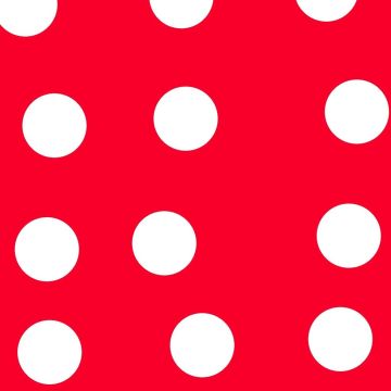 Razo Satin Carnaval Bolas Rojo