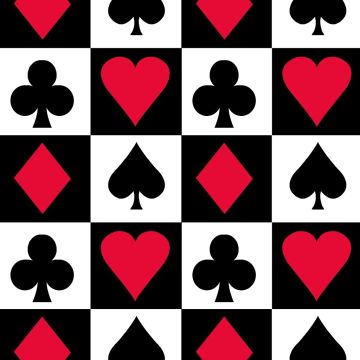 Razo Satin Carnaval Reyna de Corazones Negro