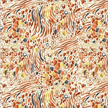 Royal Estampada 1.40 Retro Piel Naranja Shedron