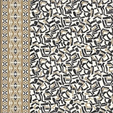 Royal Estampada 1.40 Minigeo Negro