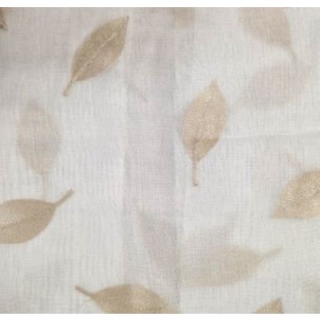 Cortina Coruña Hoja Café Beige