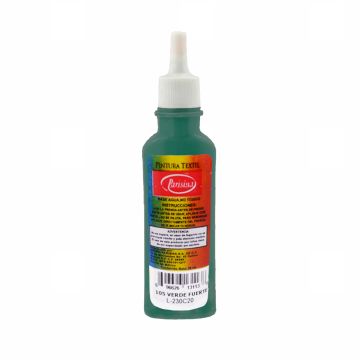 Pintura Textil Parisina Verde Fuerte de 30 ml
