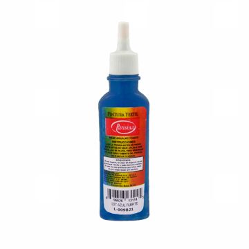 Pintura Textil Parisina Azul Fuerte de 30 ml
