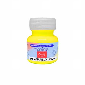 Pintura Tersa Parisina Amarillo Limon No.4 de 30 ml