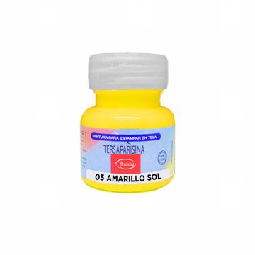 Pintura Tersa Parisina Amarillo Sol No.5 de 30 ml