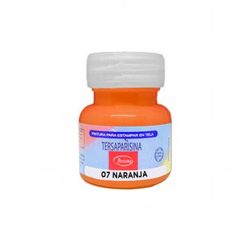 Pintura Tersa Parisina Naranja No.7 de 30 ml