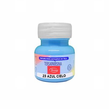 Pintura Tersa Parisina Azul Cielo No.23 de 30 ml