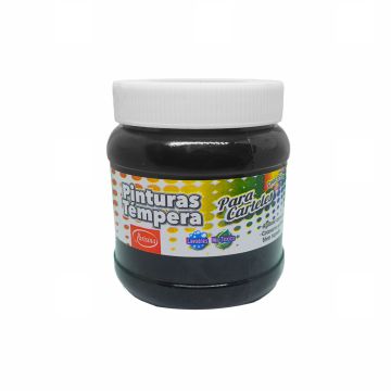Pintura Témpera Parisina Negro No.128 de 250 ml