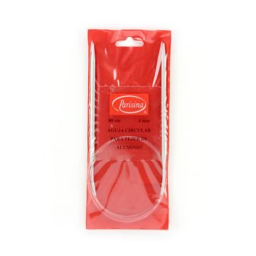 Aguja circular para tejer Parisina 80 x 4 mm Aluminio